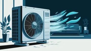 Homepage 14 modern air conditioner stylish interior sleek air conditioning unit contemporary living room emitting cool airflow 368261249